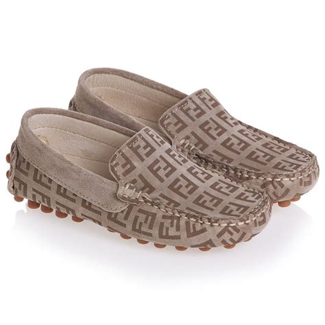 mocassino alto fendi in jeans bambino|Fendi kids .